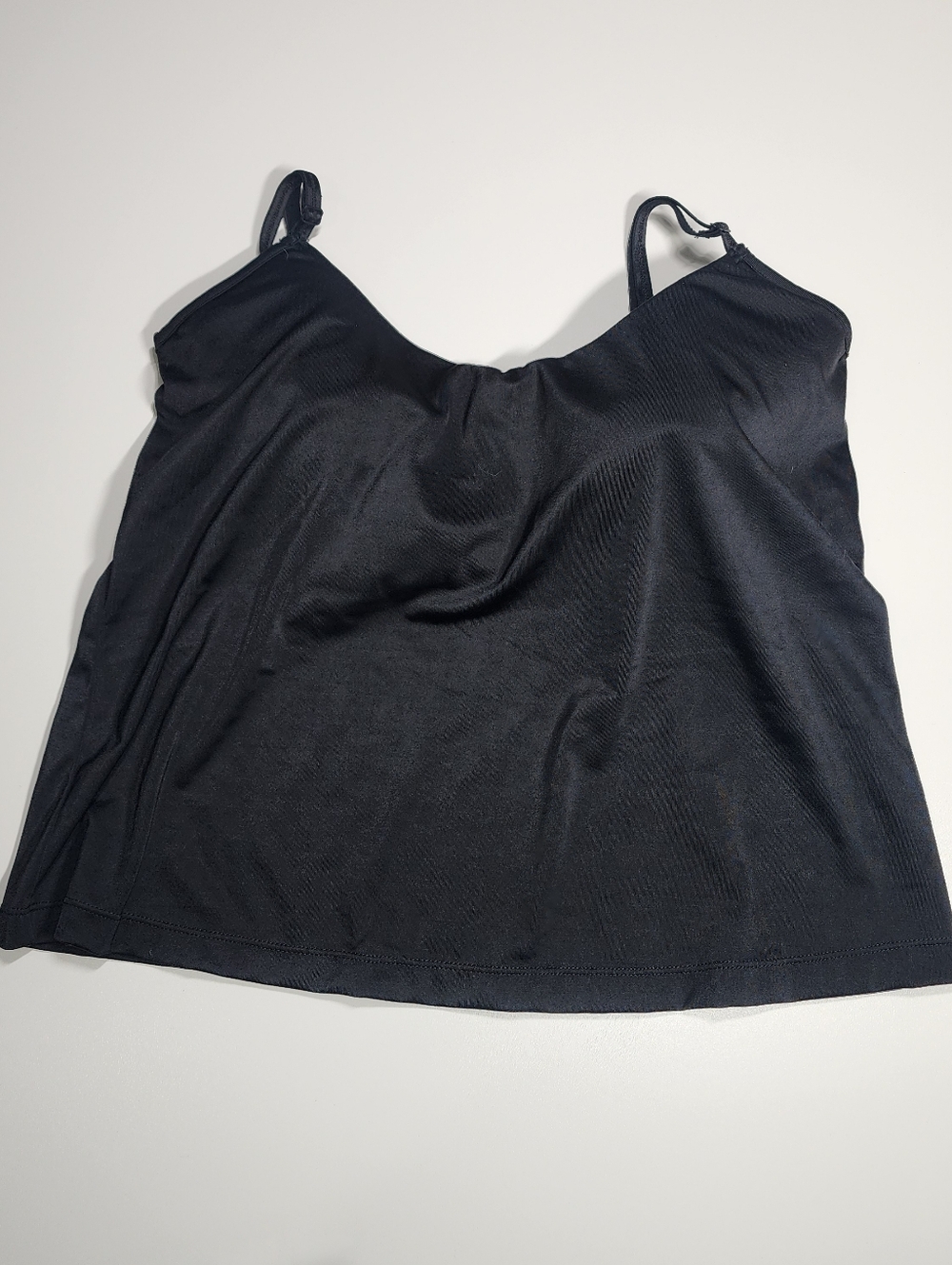 Shear Shapewear Black Control Camisole 38D Slimming Stretch Tank Top